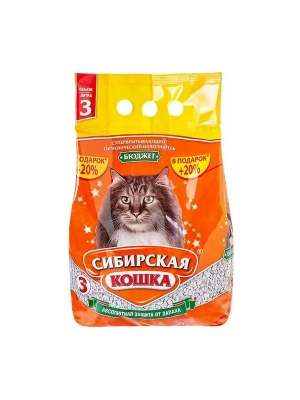 Сибирская Кошка Бюджет, наполнитель для кошек